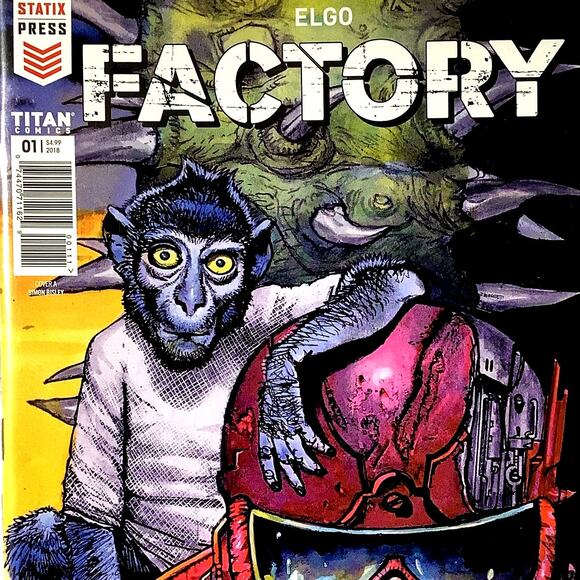 Elgo Factory #1, Aug 2018, Titan Statix Press Comics, NM 9.4 - Picture 1 of 4